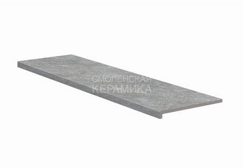 Ступень прямая противоскользящая Peldano recto 120, C3 Exagres Ardenas Gris
