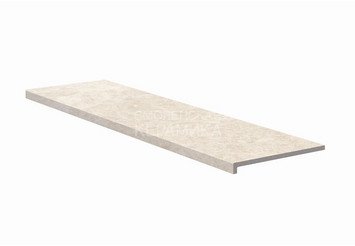 Ступень прямая противоскользящая Peldano recto 120, C3 Exagres Ardenas Marfil