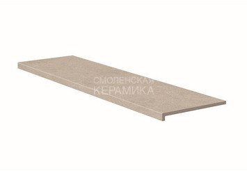 Ступень прямая противоскользящая Peldano recto 120, C3 Exagres Essenza Creta