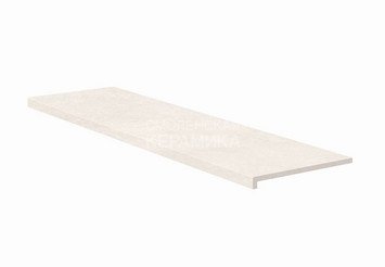 Ступень прямая противоскользящая Peldano recto 120, C3 Exagres Provenza Bianco