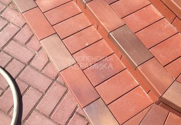 Ступень прямой угол Stroeher 4822(316) patrizierrot ofenbunt