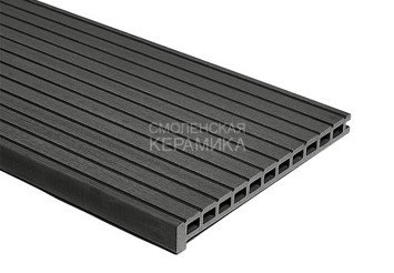 Ступень террасная композитная CM Stair New, 3000x305x25мм, Black Wood (Черное дерево)
