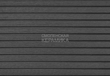 Ступень террасная композитная CM Stair New, 3000x305x25мм, Black Wood (Черное дерево)
