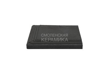 Ступень угловая для лестниц WEECO Берлин 34х34 см, цвет графит