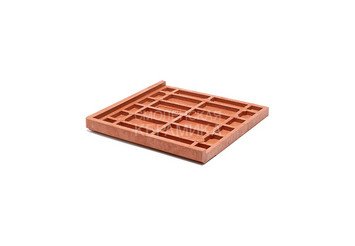 Ступень угловая для лестниц WEECO Берлин 34х34 см, цвет терракот