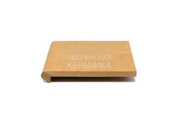 Ступень угловая для лестниц WEECO Флоренция 36х36 см, цвет желтый, под заказ