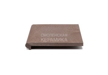 Ступень угловая для лестниц WEECO Флоренция 36х36 см, цвет шоколад