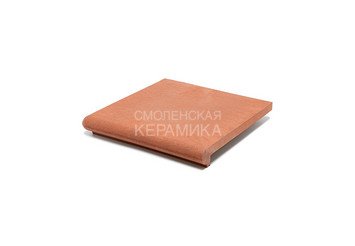 Ступень угловая для лестниц WEECO Флоренция 36х36 см, цвет терракот
