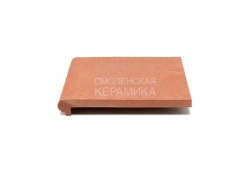 Ступень угловая для лестниц WEECO Флоренция 36х36 см, цвет терракот