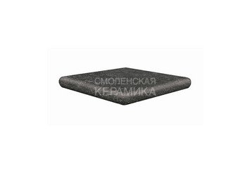 Ступень угловая противоскользящая Cartabon ML, C3 Exagres Ardenas Antracita, 33x33 см