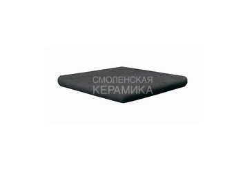 Ступень угловая противоскользящая Cartabon ML, C3 Exagres Portland Black, 33x33 см