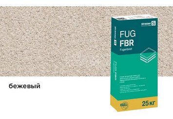 Сухая затирочная смесь STRASSER для широких швов (5-30мм), FUG FBR бежевый