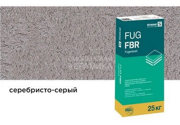 Сухая затирочная смесь STRASSER для широких швов (5-30мм), FUG FBR серебристо-серый