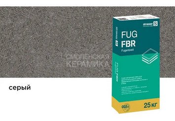 Сухая затирочная смесь STRASSER для широких швов (5-30мм), FUG FBR серый