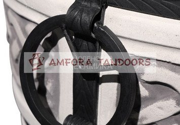 Тандыр керамический Амфора "Атаман" с откидной крышкой