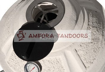 Тандыр керамический Амфора "Атаман" с откидной крышкой
