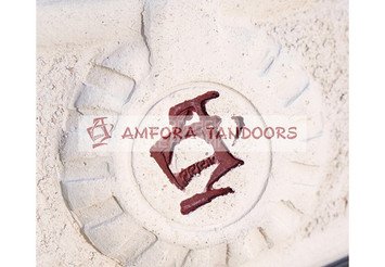 Тандыр керамический Амфора "Поручик" с поворотной крышкой (в комплекте с подставкой)