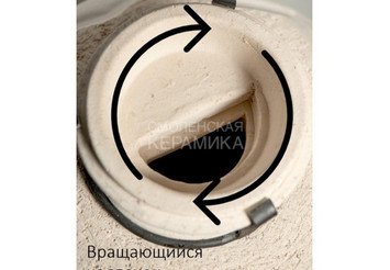 Тандыр керамический Амфора "СамОбжар" с откидной крышкой