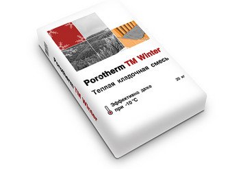 Теплый кладочный раствор Porotherm TM Winter -10⁰С