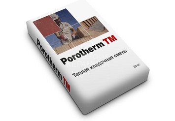 Теплый кладочный раствор Porotherm TM