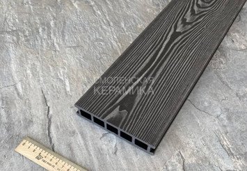 Террасная доска двусторонняя пустотелая Latitudo Euro 3D 139х27х3000 мм, Венге