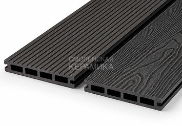 Террасная доска EasyDecking Wood-X 146x23x4010 мм, Черное дерево