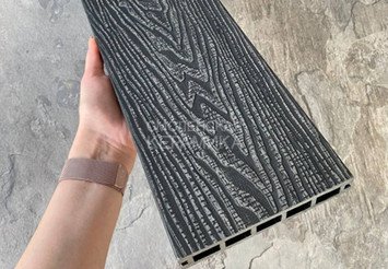 Террасная доска Latitudo 3D-Wood, 150х24х3000 мм, Графит