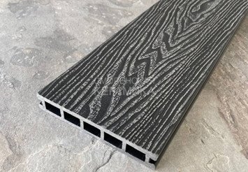 Террасная доска Latitudo 3D-Wood, 150х24х3000 мм, Графит
