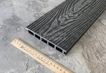Террасная доска Latitudo 3D-Wood, 150х24х4000 мм, Графит