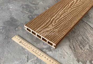 Террасная доска Latitudo 3D-Wood, 150х24х4000 мм, Орех