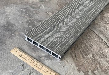 Террасная доска Latitudo 3D-Wood, 150х24х4000 мм, Серый