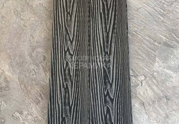 Террасная доска Latitudo Optima фактура дерева, вельвет, 146х24х3000 мм, Графит