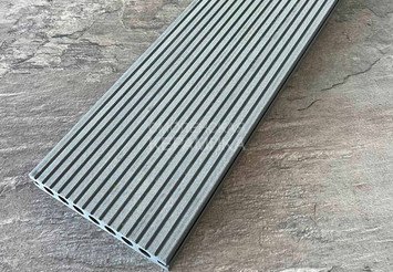 Террасная доска Latitudo PRO 2 усиленная 145х22х6000 мм, Серый