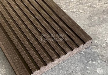 Террасная доска Latitudo Solid-152 полнотелая 152x20x3000 мм, Венге