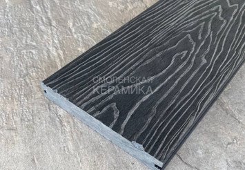 Террасная доска Latitudo Solid полнотелая 150x21x3000 мм, Графит