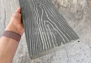 Террасная доска Latitudo Solid полнотелая 150x21x3000 мм, Серый
