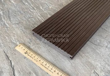 Террасная доска Latitudo Solid полнотелая 150x21x3000 мм, Венге