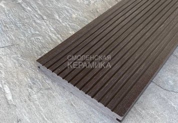 Террасная доска Latitudo Solid полнотелая 150x21x3000 мм, Венге