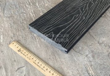 Террасная доска Latitudo Solid полнотелая 150x21x4000 мм, Графит