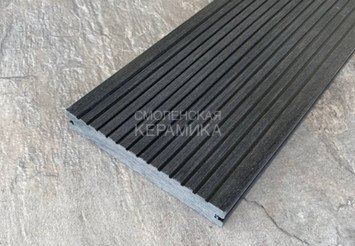 Террасная доска Latitudo Solid полнотелая 150x21x4000 мм, Графит