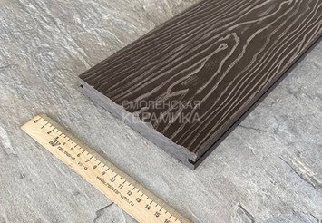 Террасная доска Latitudo Solid полнотелая 150x21x4000 мм, Венге