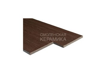 Террасная доска Qiji Premium полнотелая Шоколад 3000*150*18 мм