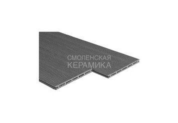 Террасная доска Qiji Premium пустотелая серый 3000*150*25 мм