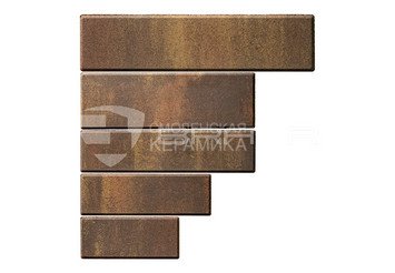 Тротуарная плитка BRAER Домино, Color Mix Сафари
