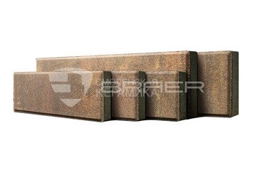 Тротуарная плитка BRAER Домино, Color Mix Сафари