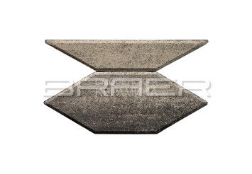 Тротуарная плитка BRAER "Карат" Color Mix Ночь, 80 мм