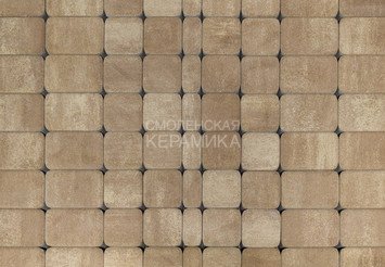 Тротуарная плитка BRAER Классико, Color Mix Миндаль