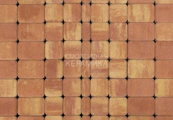 Тротуарная плитка BRAER Классико, Color Mix Рассвет