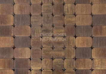 Тротуарная плитка BRAER Классико Дуо, Color Mix "Мальва", 40 мм