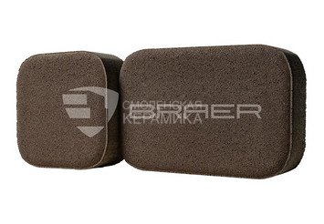 Тротуарная плитка BRAER Классико Дуо, Коричневый, 40 мм